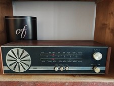 radio vintage epoca: GIANCA FM/12 - anni 60 - in legno - funzionante