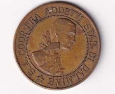 italia - gettone da 2 lire della societa' dalmine di bergamo