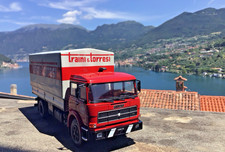 Camion D'Epoca Vintage Truck Fiat 170  Traini & Torresi 1975 Die Cast Model 1/43