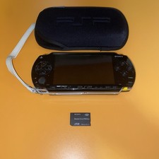 Sony PSP-1004 Nero Con Scheda Sd E Custodia Originale Senza Batteria