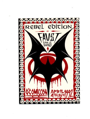Carta promo faust rebel - promo,