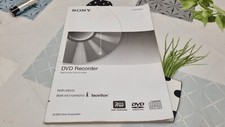 DVD RECORDER SONY RDR-HX710 MANUAL DE INSTRUCCIONES USUARIO ORIGINAL