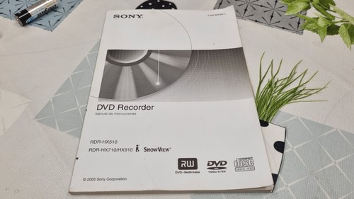 Dvd recorder sony - dvd, rdr-hx710