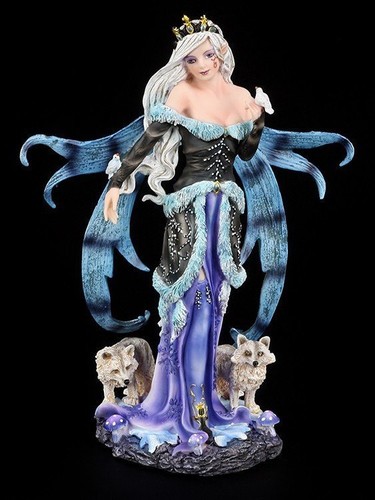 Statua fata blu con - fata,