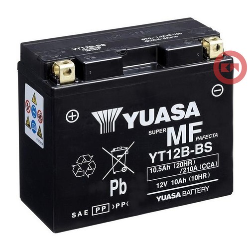 Batteria yuasa yt12b - yuasa, yt12b-bs