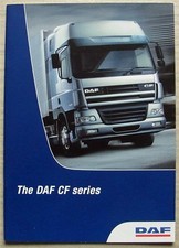 Brochure vendita camion veicoli commerciali DAF CF SERIE CF75 & CF85 ottobre 2001