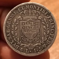 Moneta 1 Lira 1827 Genova