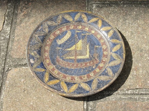 Piatto terracotta etruria - terracotta,