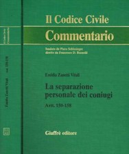 La separazione personale dei coniugi. Artt.150-158. Zanetti Vitali Emidia. 2006.