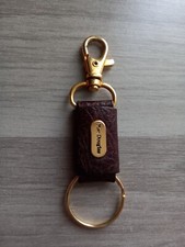 Porte-clés Mac Douglas en cuir marron grainé - Excellent état