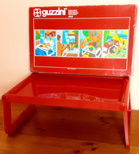 Tavolo Guzzini Vassoio Rosso Multiuso Jolly Tavolino Reclinabile Design Massoni