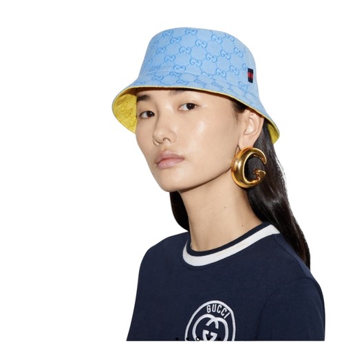Autentico cappello gucci blu - cappello,