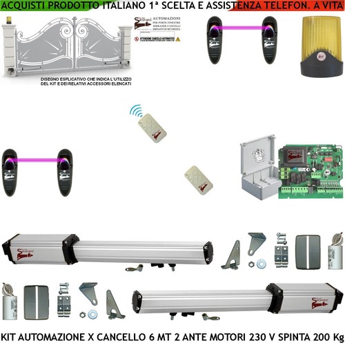 Kit automazione cancello - automazione,