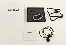 Auricolare Upchic Bluetooth per Smartphone Nero Senza Filo Leggero Come Nuovo