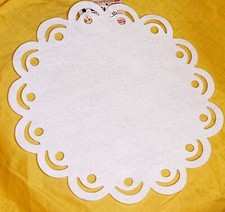 CENTROTAVOLA  FELTRO  DIAM. CM. 29X29  COD.FLFL078  DECOUPAGE STAMPERIA