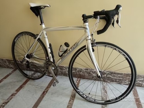 Bici corsa scott bianca - da,