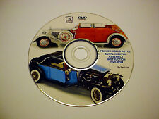 POCHER 1/8 ROLLS ROYCE ISTRUZIONI SUPPLEMENTARI DVD-ROM o SCARICA K72/75