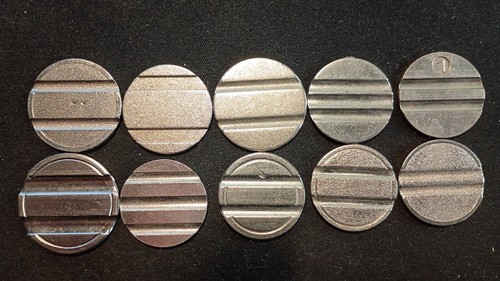 Gettone token vintage n - token,