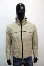 RefrigiWear Giubbotto Uomo Taglia M Giacca Beige Invernale Giaccone Giubbino