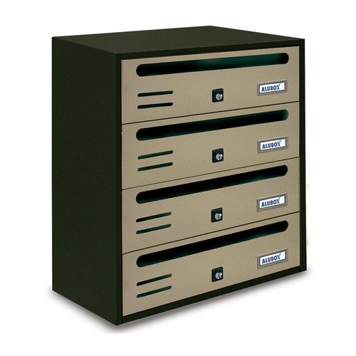 Cassetta postale alubox cubo - postale,