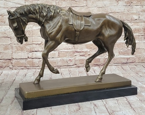 Bronzo marmo statua mini asino - marmo,