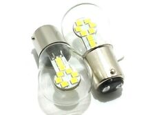 Lampada Led Stop Posizione Auto 12V Vetro Bianco BAY15D 1157 P21/5W 18 SMD 3030