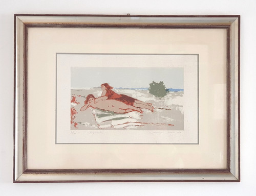 Quadro litografia acquatinta - , a