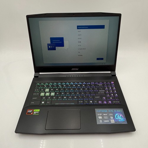 Msi katana fhd ryzen - msi, 15,6"