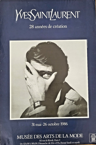 Yves saint laurent - saint, affiche