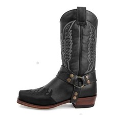 Stivali cowboy uomo tacco