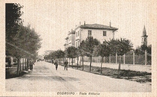 Eg70 cartolina codroipo viale - eg70, codroipo,viale