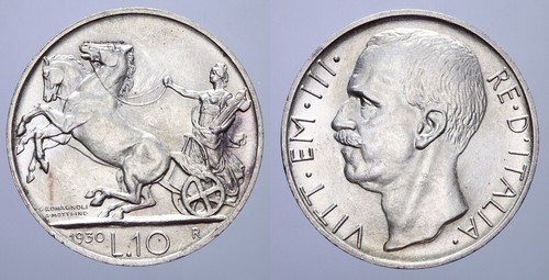 Lire 1930 biga vitt - lire,