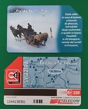 Rara Scheda telefonica usata Trasporto che trovi Paese che vai Svizzera da €7,50