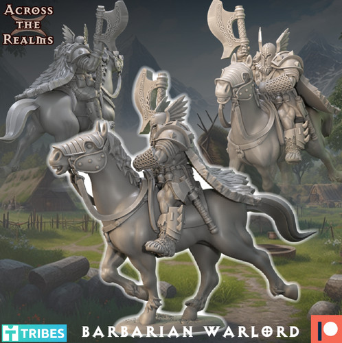 Barbarian warlord - barbarian, mm)