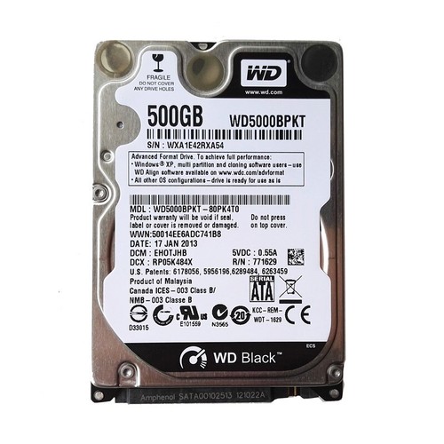 Western digital 500 - digital, gb