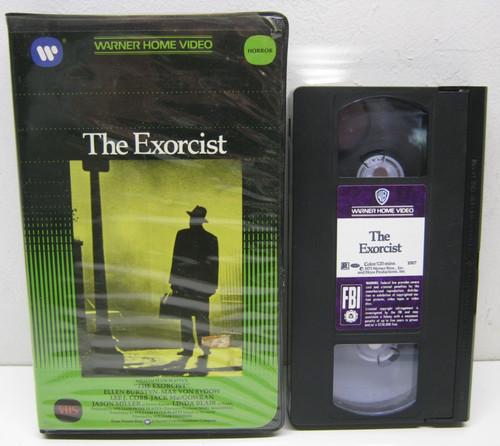The exorcist vhs clamshell - the,