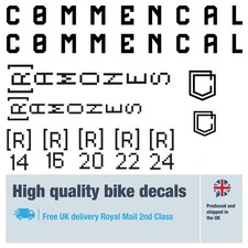 COMMENCAL Ramones nuovo da 12 a 24 con protezione bici omaggio (confezione da 22) - 20 colori