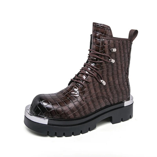 Stivali uomo alti punk moda