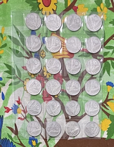 Lotto monete 10 lira - 42,