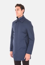 Trench Uomo Invernale Lungo Giaccone Elegante Giubbotto con Panciotto Rimovibile