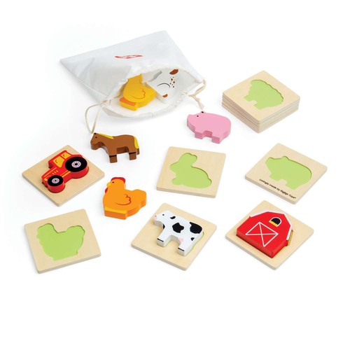 Bigjigs toys fattoria senti - bigjigs,