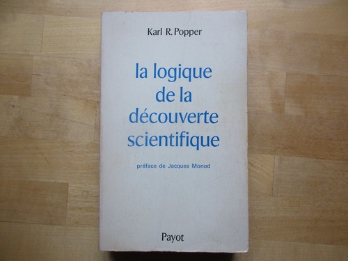 Karl popper logique la - popper, de