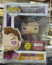STAR-LORD WITH POWER STONE FUNKO 611 POP EXCLUSIVE MARVEL COLLECTOR CORPS OTTIMO