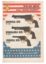 Pubblicità 1973 MAM Pistole giocattolo serie grandi sceriffi Georgia Kid 