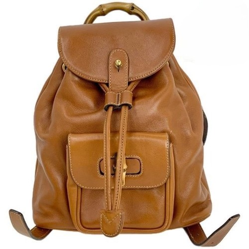 Zaino gucci marrone bambù - zaino,