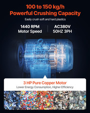 VEVOR Macchina Trituratrice Di