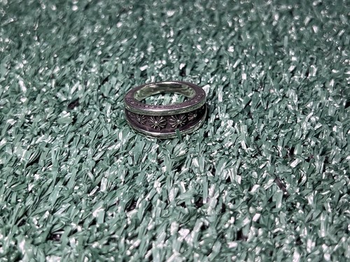 Anello cromato cuori mini - cromato,