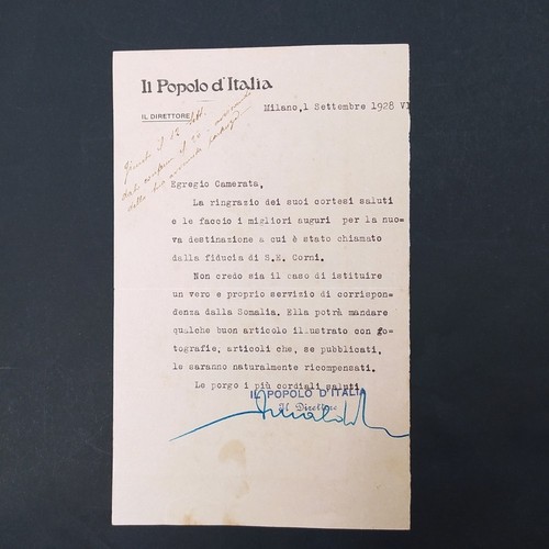Lettera popolo italia - lettera, con