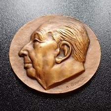 Rara Medaglia In Bronzo Spl