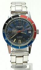 Orologio Lanco swiss made diver watch vintage ghiera pepsi ferrule rare clock